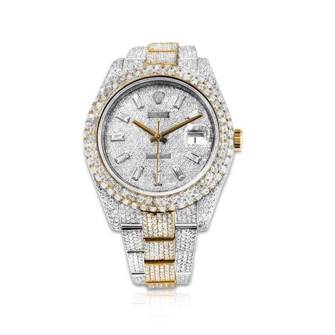 rolex datejust bust down|Rolex bust down vvs diamonds.